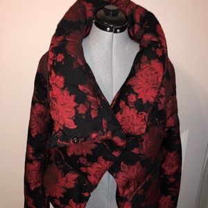 Alice + Olivia Wendell Floral Brocade Coat